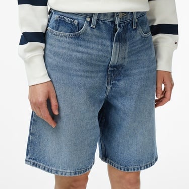  Tommy Hilfiger Denim Lana Bermuda Kadın 5 Cepli Mavi Şort