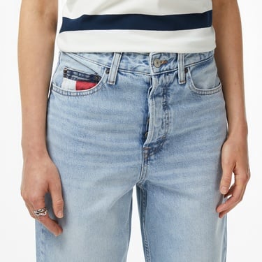  Tommy Hilfiger Layla High Rise Slim Kadın Straight Mavi Jean Pantolon