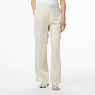  Calvin Klein Emblem Jacquard Kadın Haki Eşofman Altı