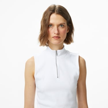  Calvin Klein Woven Label Kadın Beyaz T-Shirt