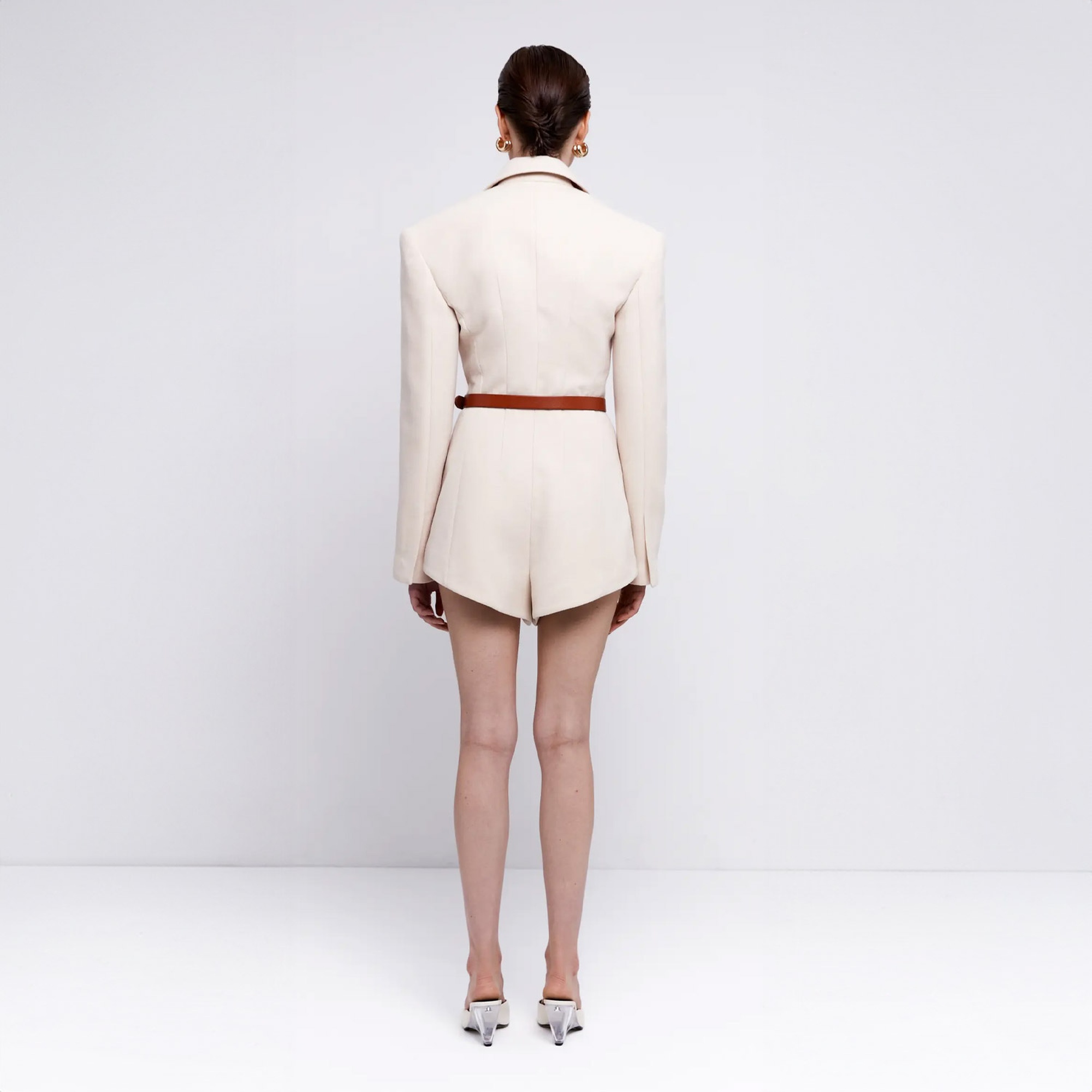 Fabby Kadın Krem Tulum