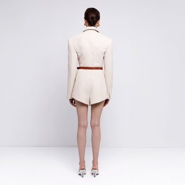  Fabby Kadın Krem Tulum