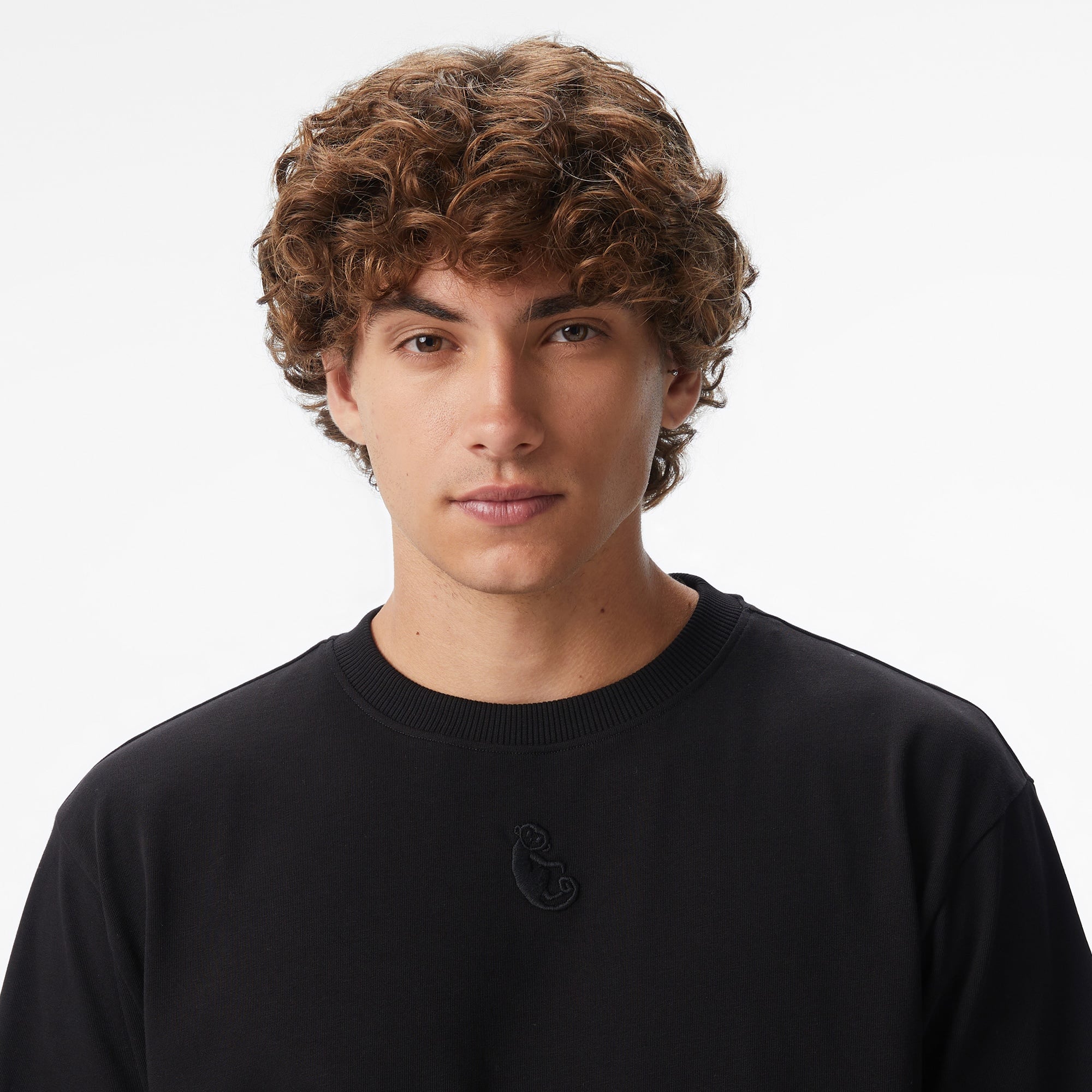 UNITED4 x Monkey Project 7 Rules Unisex Siyah T-Shirt