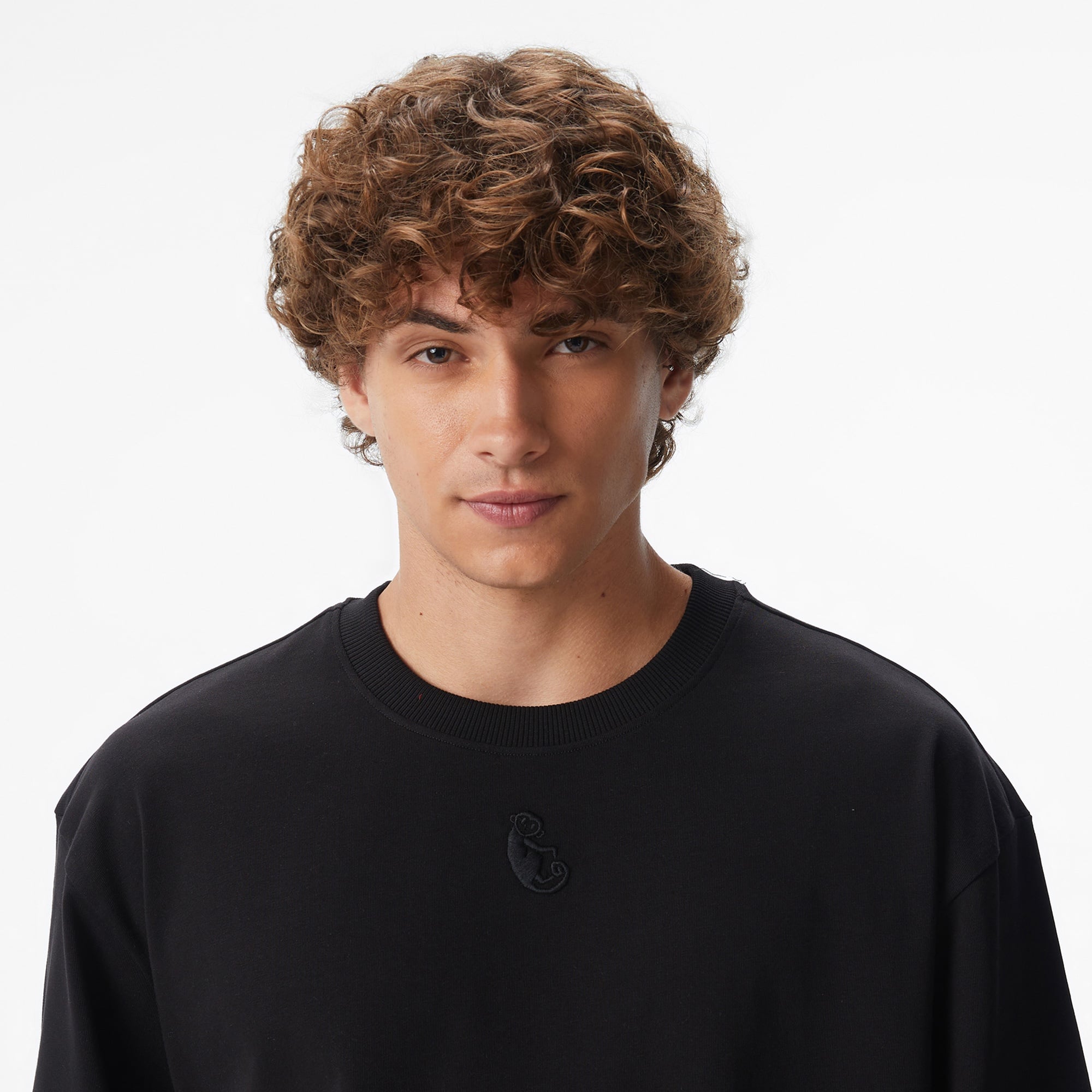 UNITED4 x Monkey Project We Are Family Unisex Siyah T-Shirt