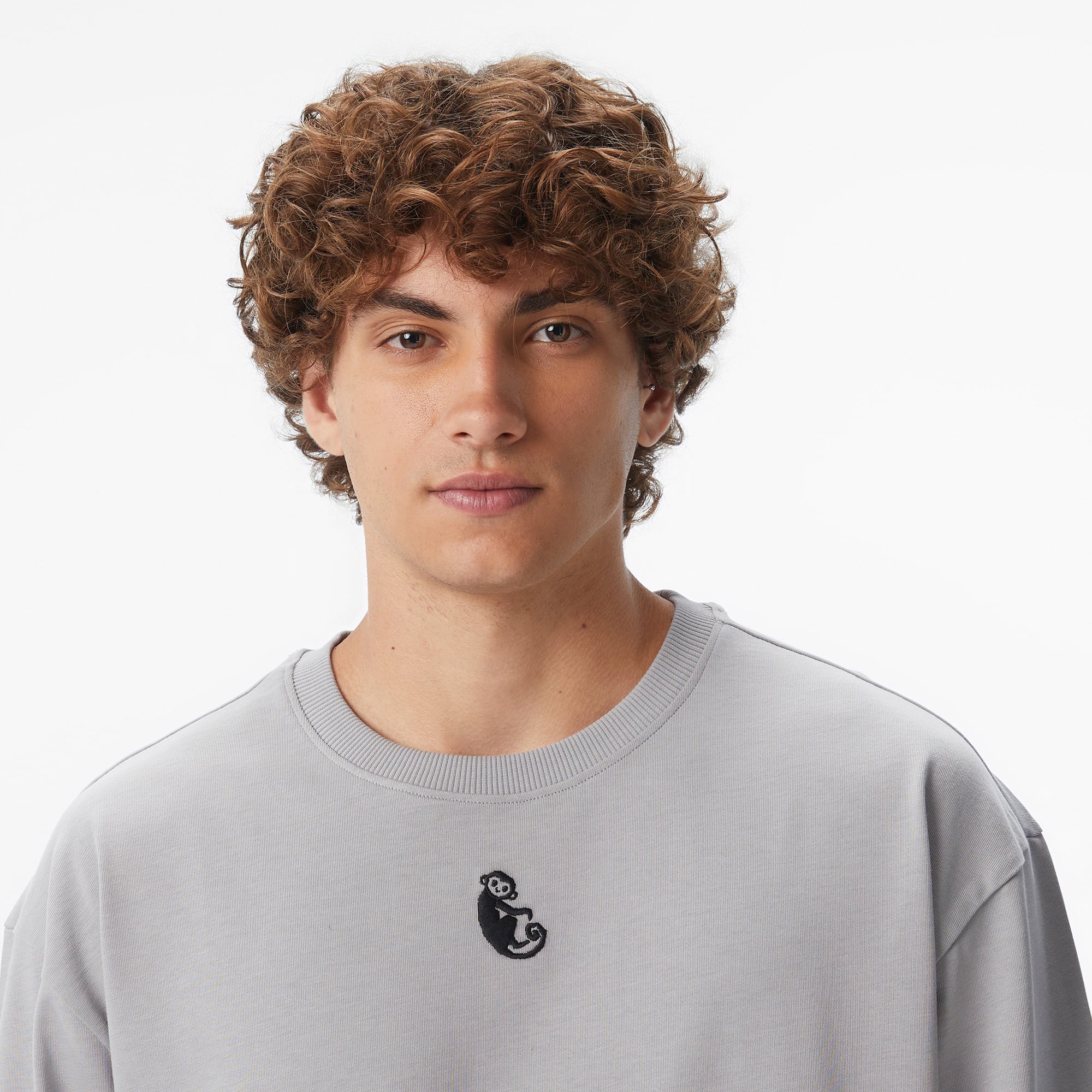 UNITED4 x Monkey Project Where Is The After Party  Unisex Gri T-Shirt