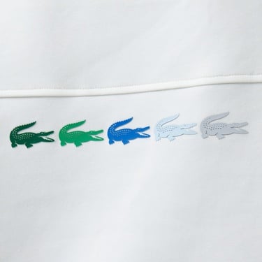  Lacoste House of SuperStep x Lacoste Kadın Beyaz Sweatshirt