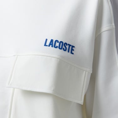  Lacoste House of SuperStep x Lacoste Kadın Beyaz Sweatshirt