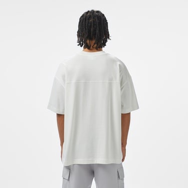  Lacoste House of SuperStep x Lacoste Erkek Beyaz T-Shirt