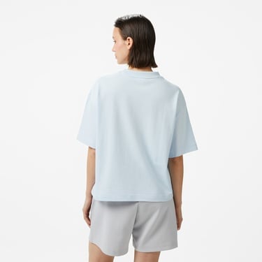  Lacoste House of SuperStep x Lacoste Kadın Mavi T-Shirt