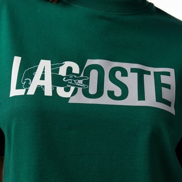  Lacoste House of SuperStep x Lacoste Kadın Yeşil T-Shirt