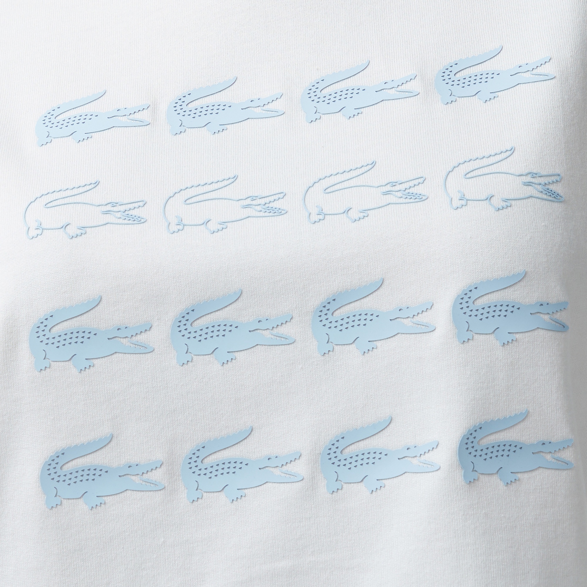 Lacoste House of SuperStep x Lacoste Kadın Beyaz T-Shirt