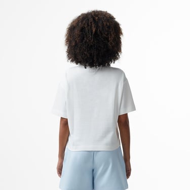  Lacoste House of SuperStep x Lacoste Kadın Beyaz T-Shirt