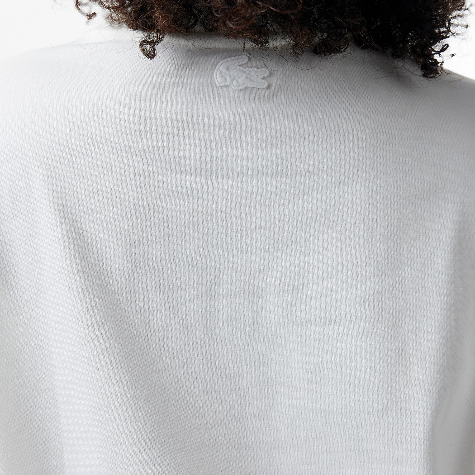 Lacoste House of SuperStep x Lacoste Kadın Beyaz T-Shirt