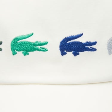  Lacoste House of SuperStep x Lacoste Erkek Beyaz Şapka