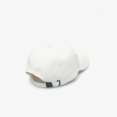  Lacoste House of SuperStep x Lacoste Erkek Beyaz Şapka