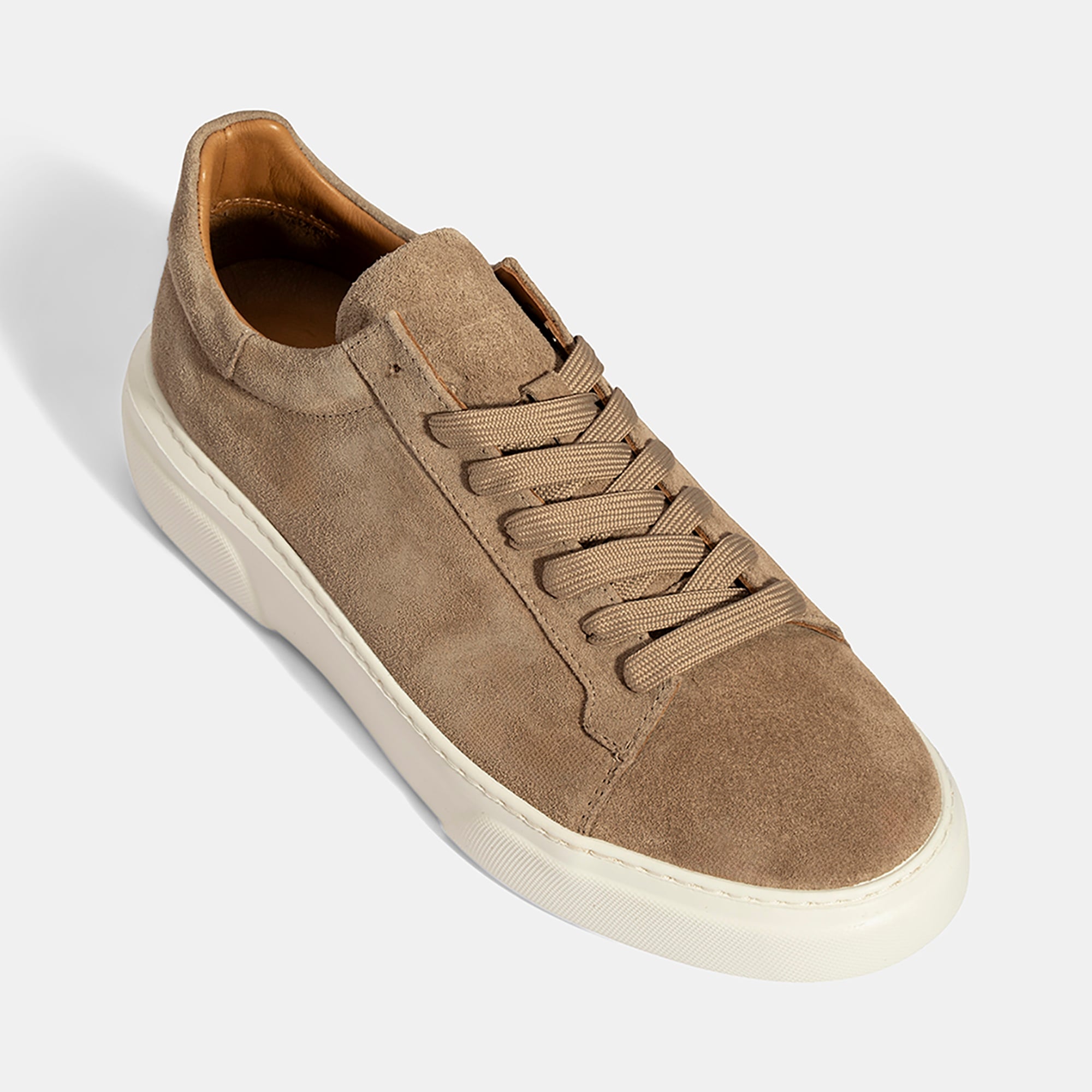 Erkek Kahve Bağcıklı Deri Günlük Ayakkabı