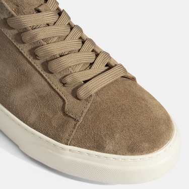  Erkek Kahve Bağcıklı Deri Günlük Ayakkabı