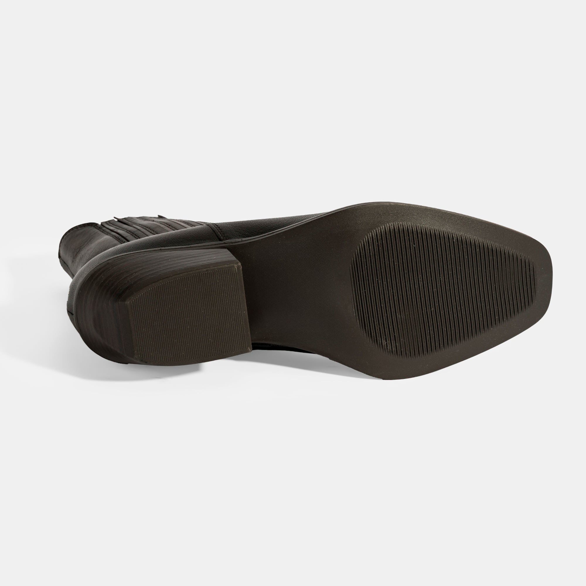 Kadın Kahve Topuklu Deri Bot