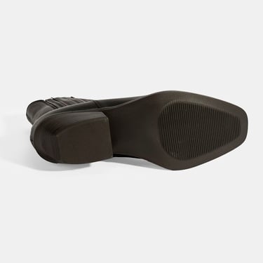  Kadın Kahve Topuklu Deri Bot