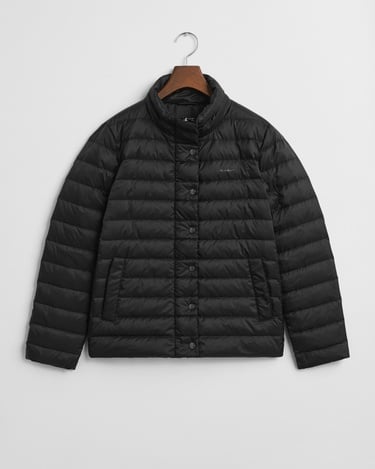  GANT Kadın Siyah Regular Fit Dik Yaka Kaz Tüyü Mont