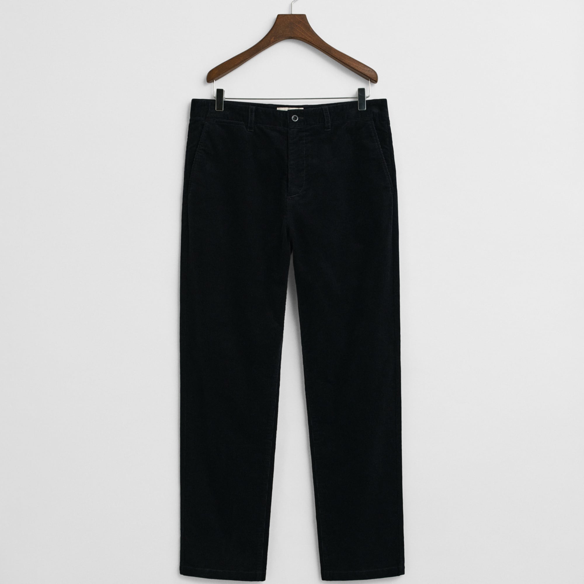 GANT Erkek Siyah Regular Fit Cord Chino Pantolon