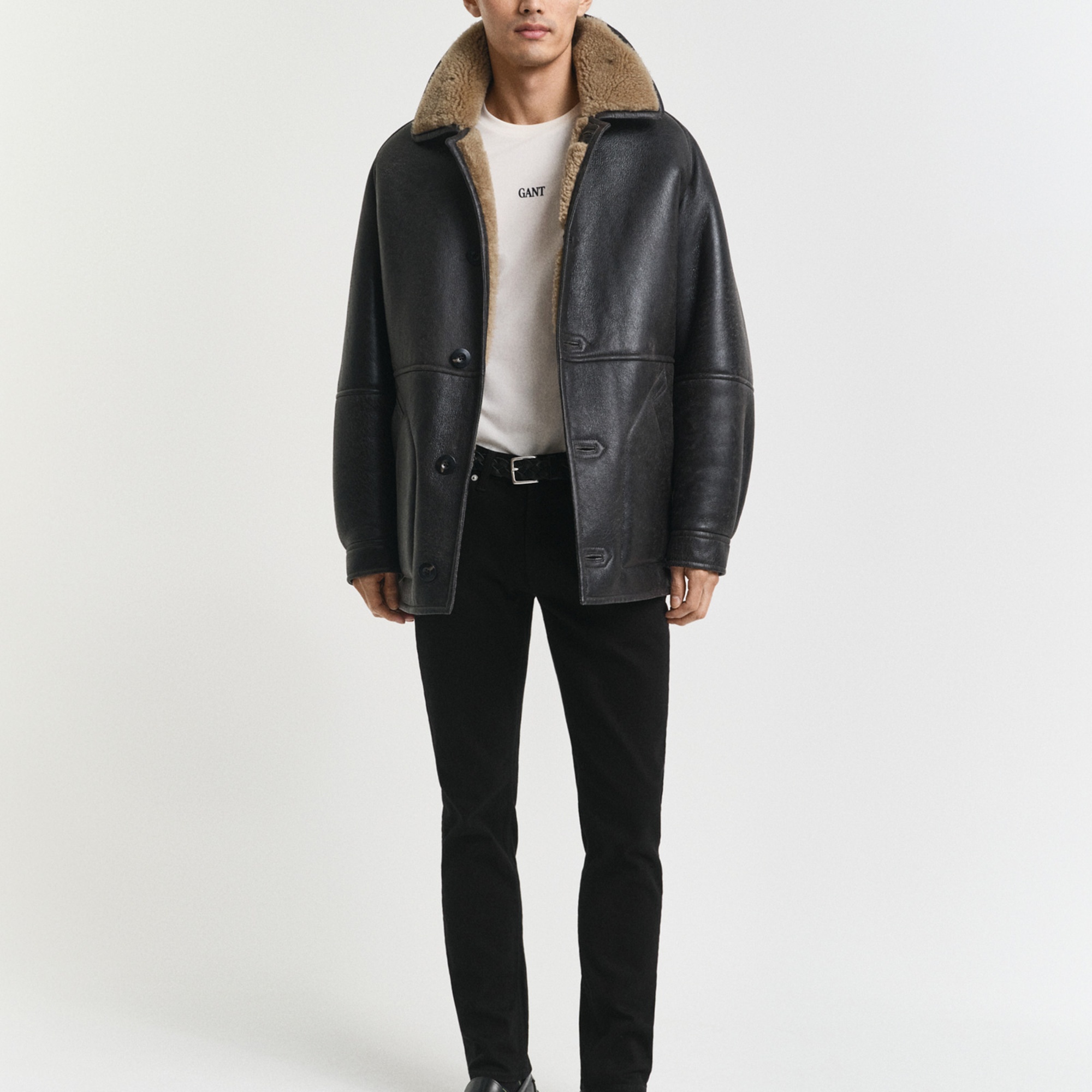 GANT Erkek Siyah Slim Fit Stay Black Jean