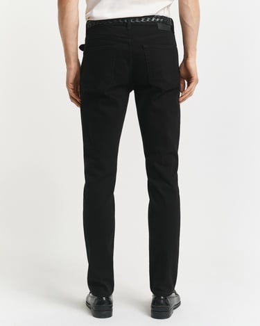  GANT Erkek Siyah Slim Fit Stay Black Jean