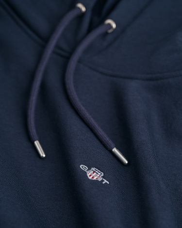  GANT Kadın Lacivert Relaxed Fit Kapüşonlu Sweatshirt