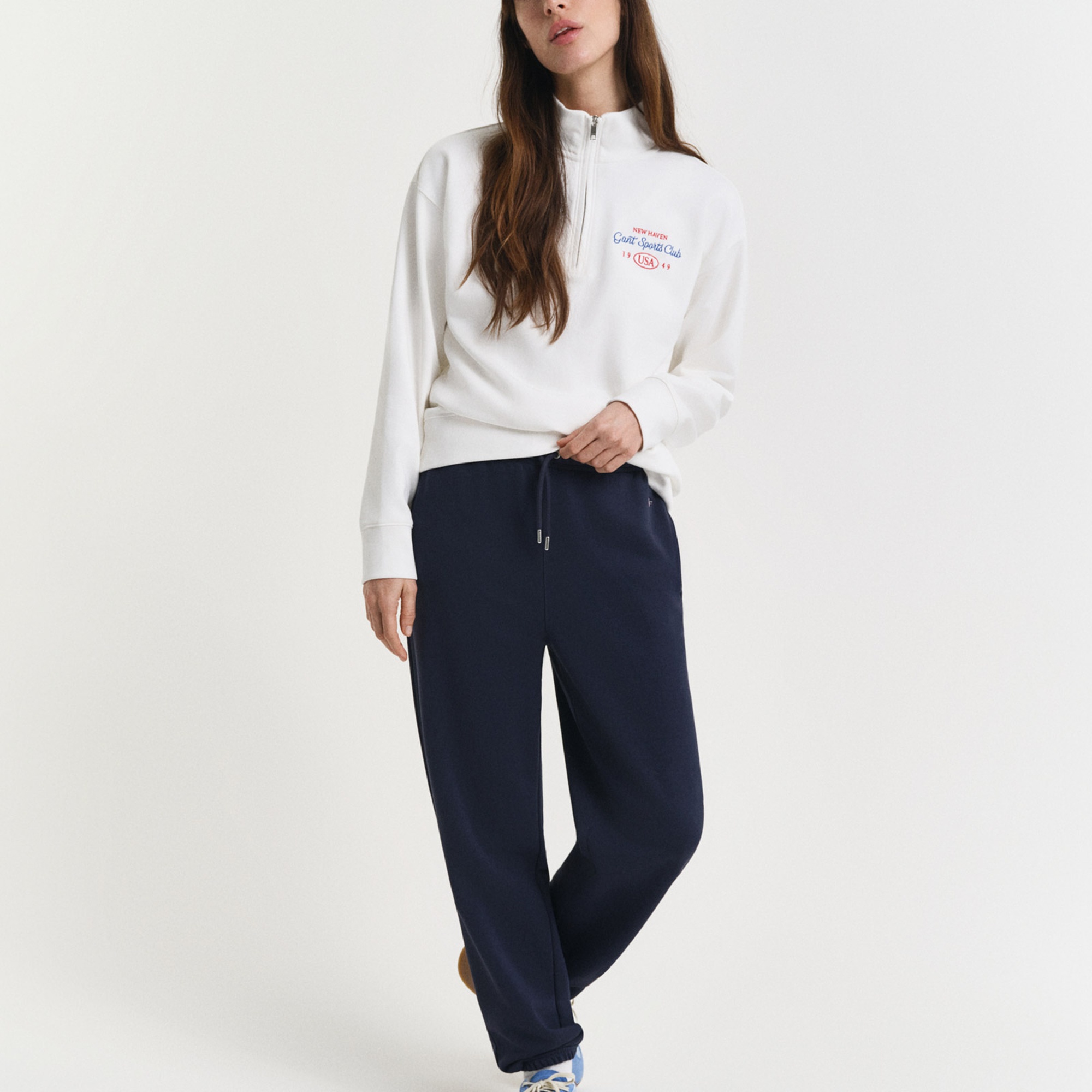 GANT Kadın Lacivert Regular Fit Eşofman Altı