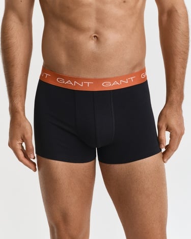  GANT Erkek Siyah Slim Fit 3'lü Boxer