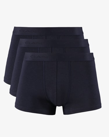  GANT Erkek Lacivert Slim Fit 3'lü Logolu Boxer