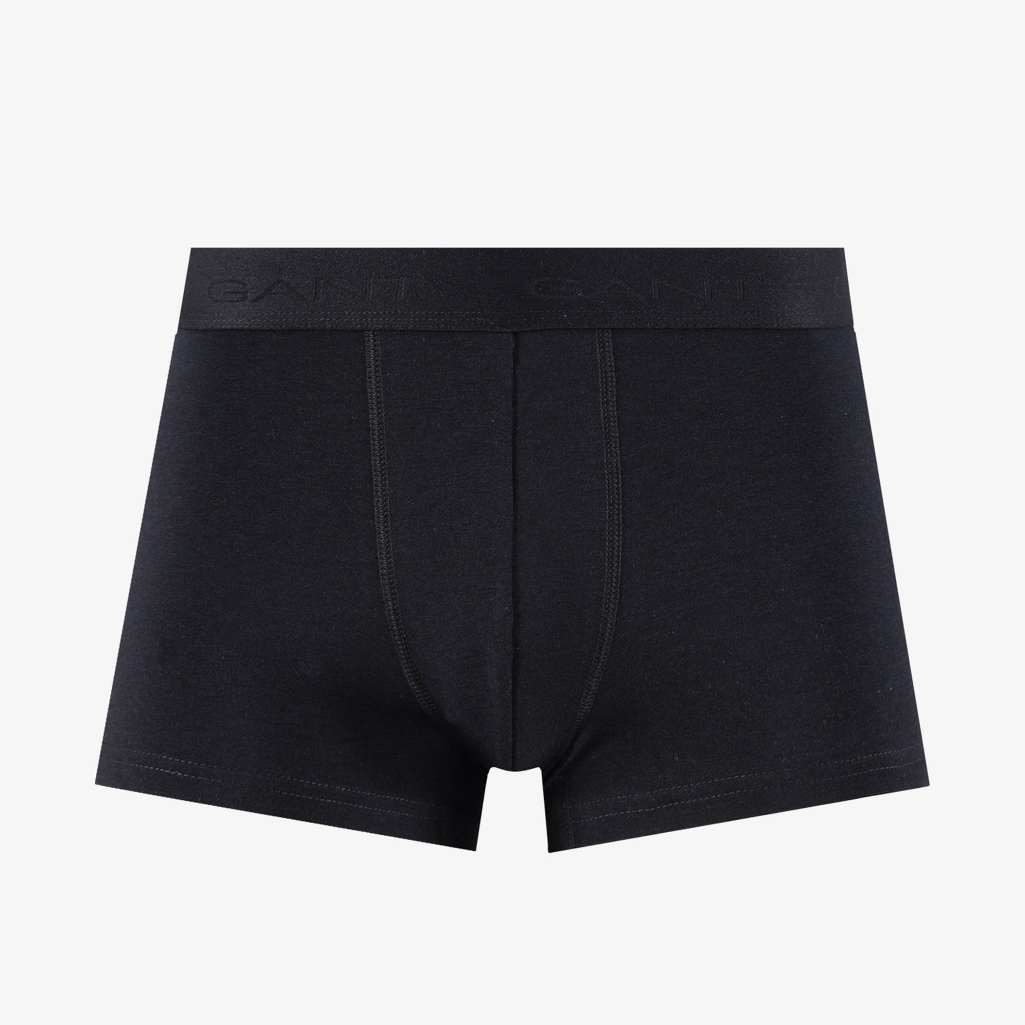 GANT Erkek Siyah Slim Fit 3'lü Logolu Boxer