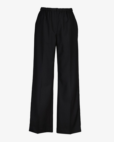  GANT Kadın Siyah Relaxed Fit Yün Pantolon