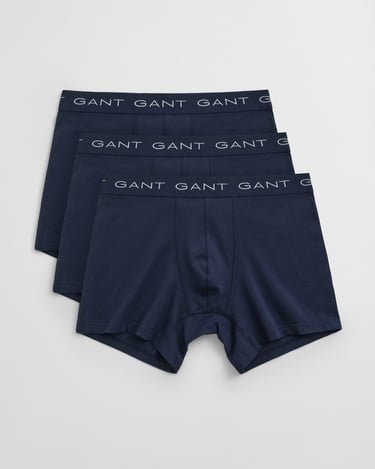  GANT Erkek Lacivert Slim Fit Logolu 3'lü Boxer