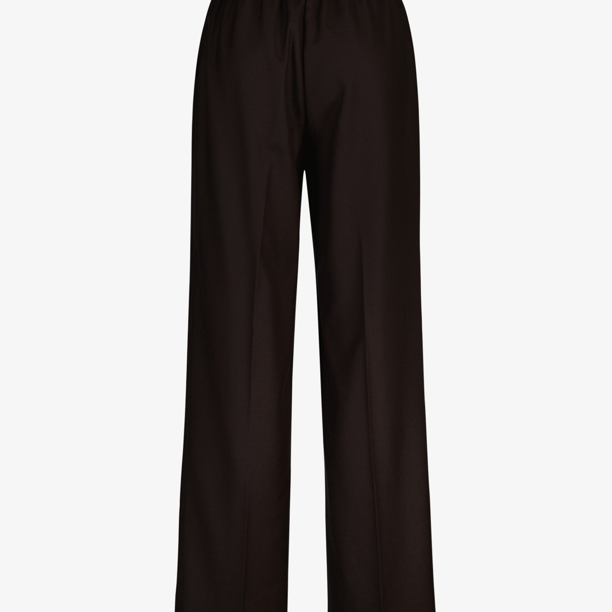 GANT Kadın Kahverengi Relaxed Fit Yün Pantolon