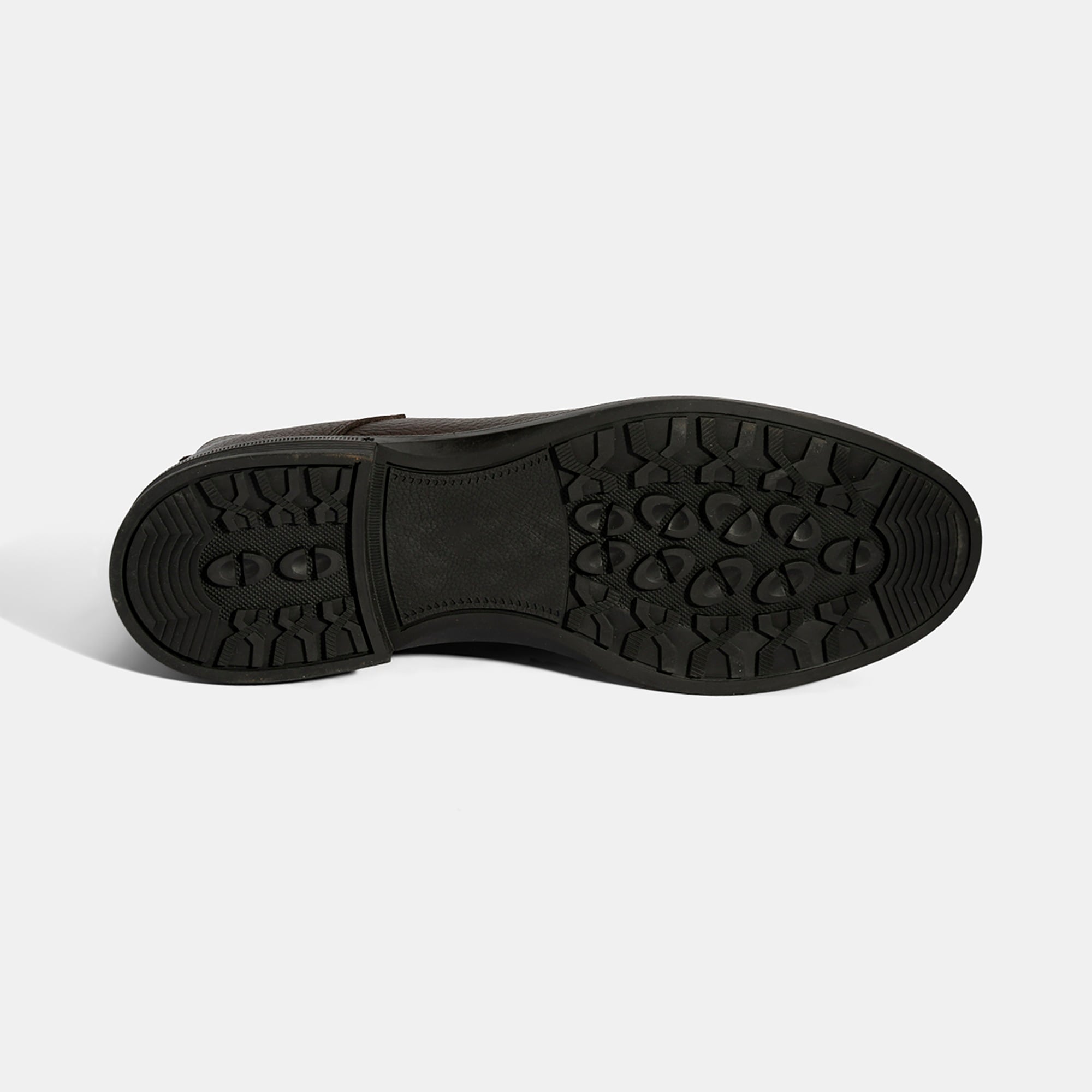 Erkek Kahve Bağcıklı Deri Bot