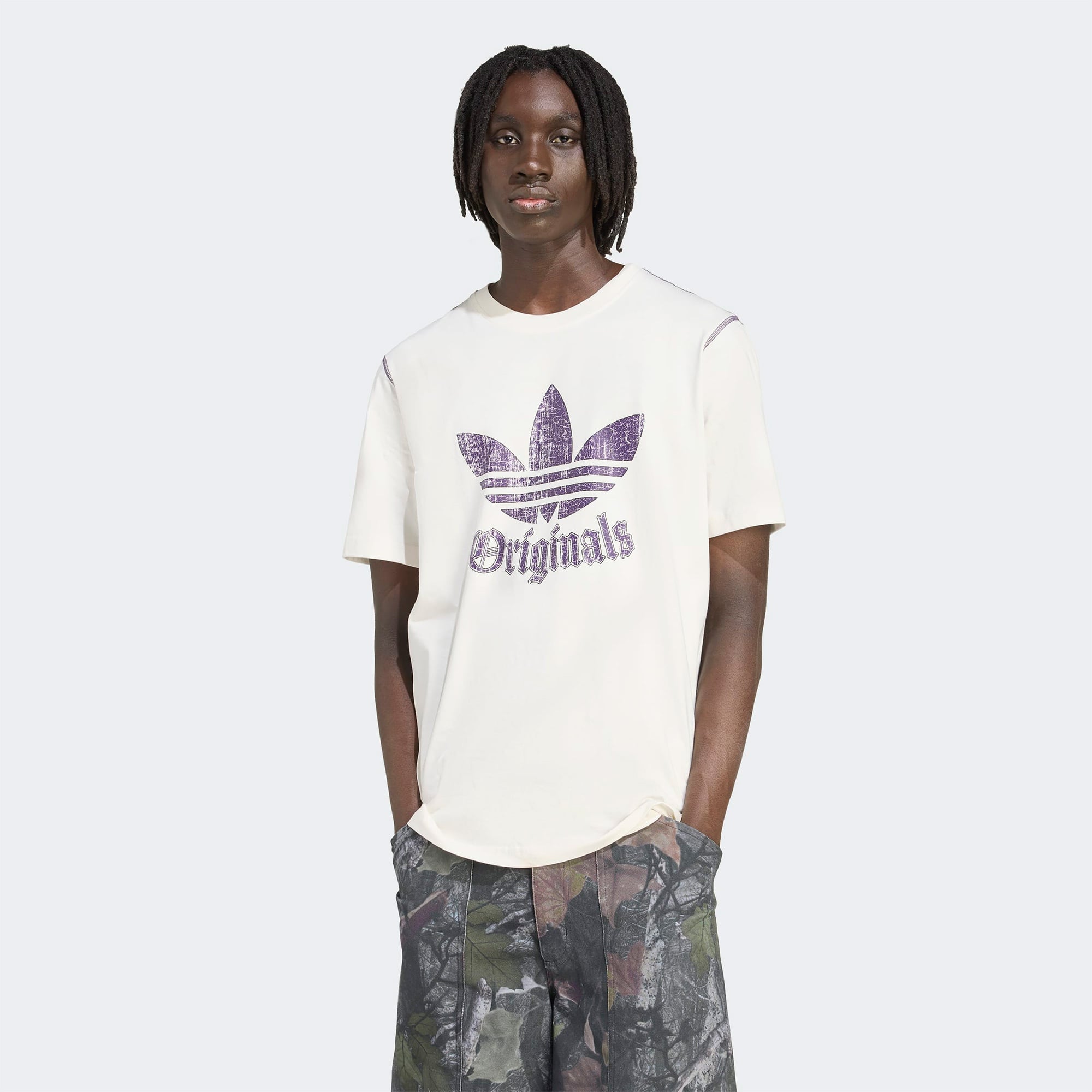 adidas Graphic Erkek Beyaz T-Shirt