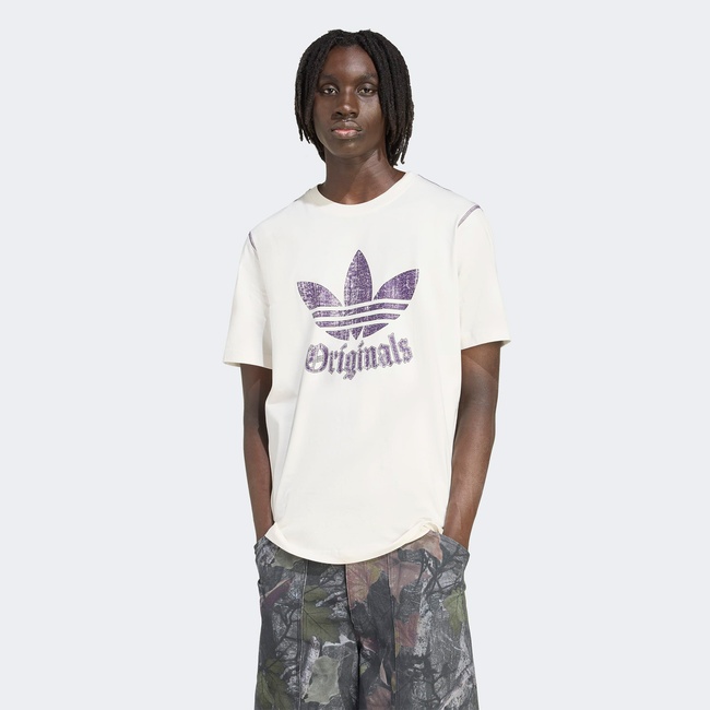  Adidas Graphic Erkek Beyaz T-Shirt