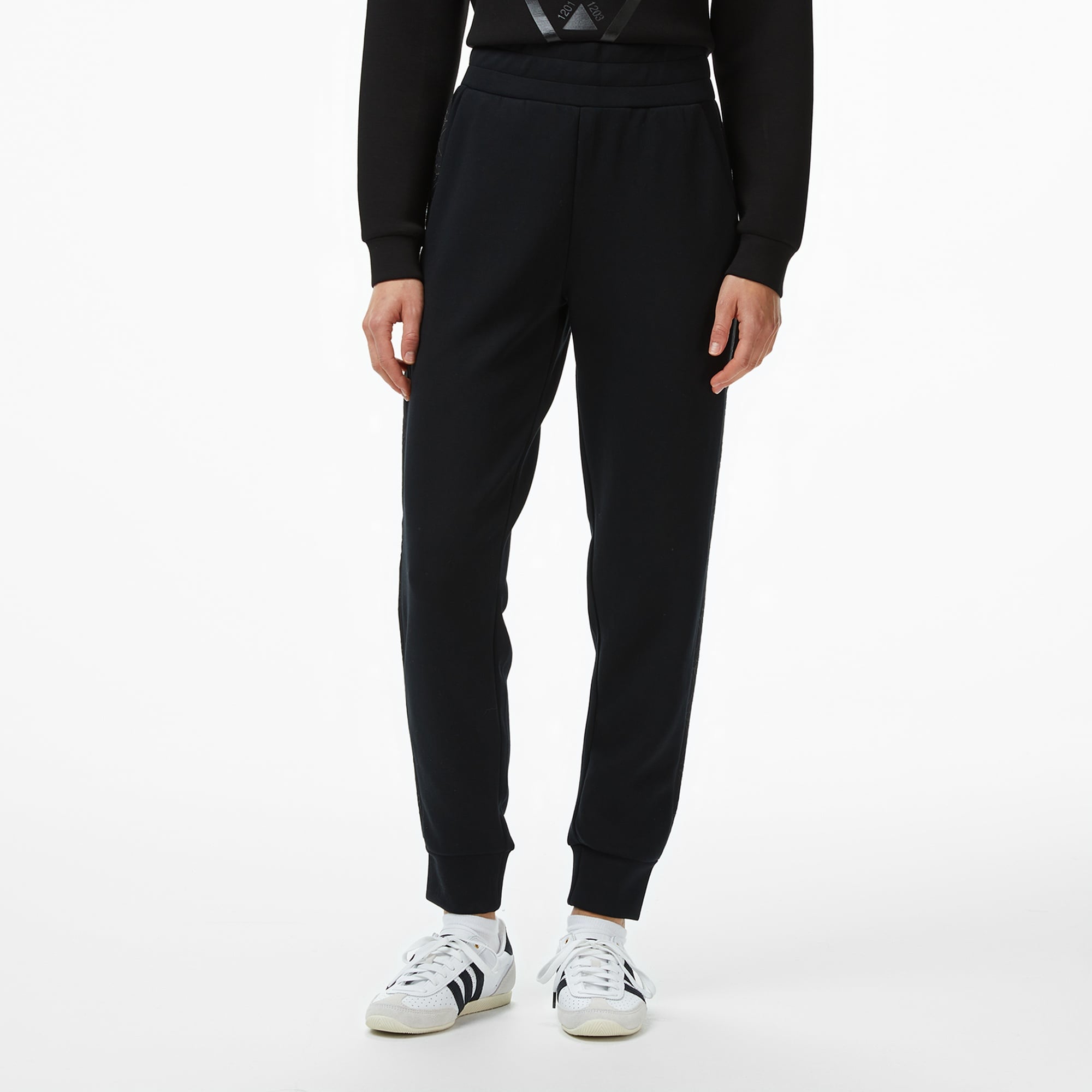 Guess New Victoire Scuba Kadın Siyah Pantolon