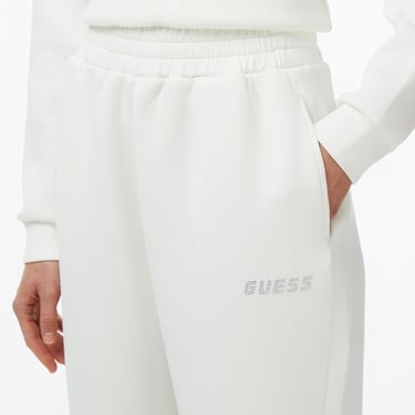  Guess Cecilia Scuba Kadın Krem Eşofman Altı