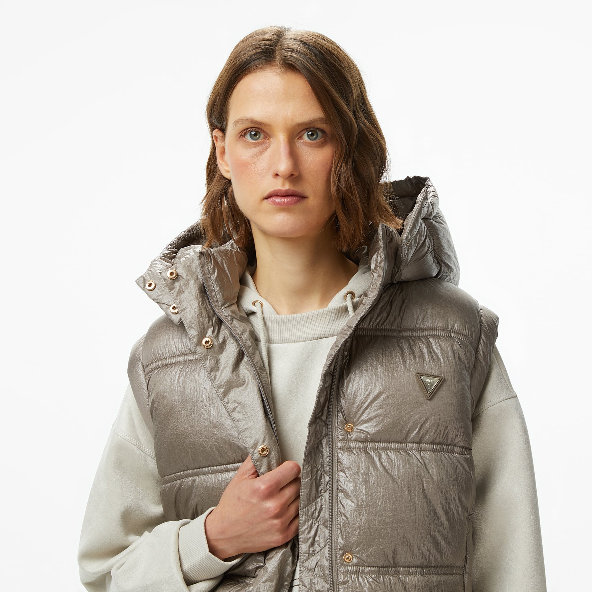 Guess Ernestine Kadın Kahverengi Yelek