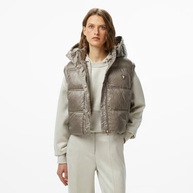  Guess Ernestine Kadın Kahverengi Yelek