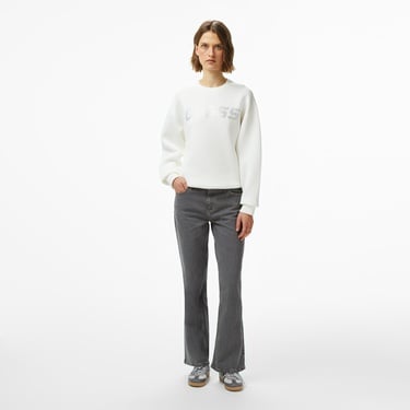  Guess Cecilia Scuba Kadın Krem Sweatshirt