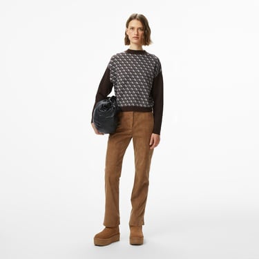  Guess Aubrey Yün Karışımlı Kadın Kahverengi Triko