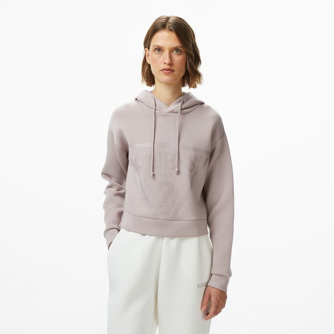  Guess New Alisa Scuba Kadın Kahverengi Sweatshirt