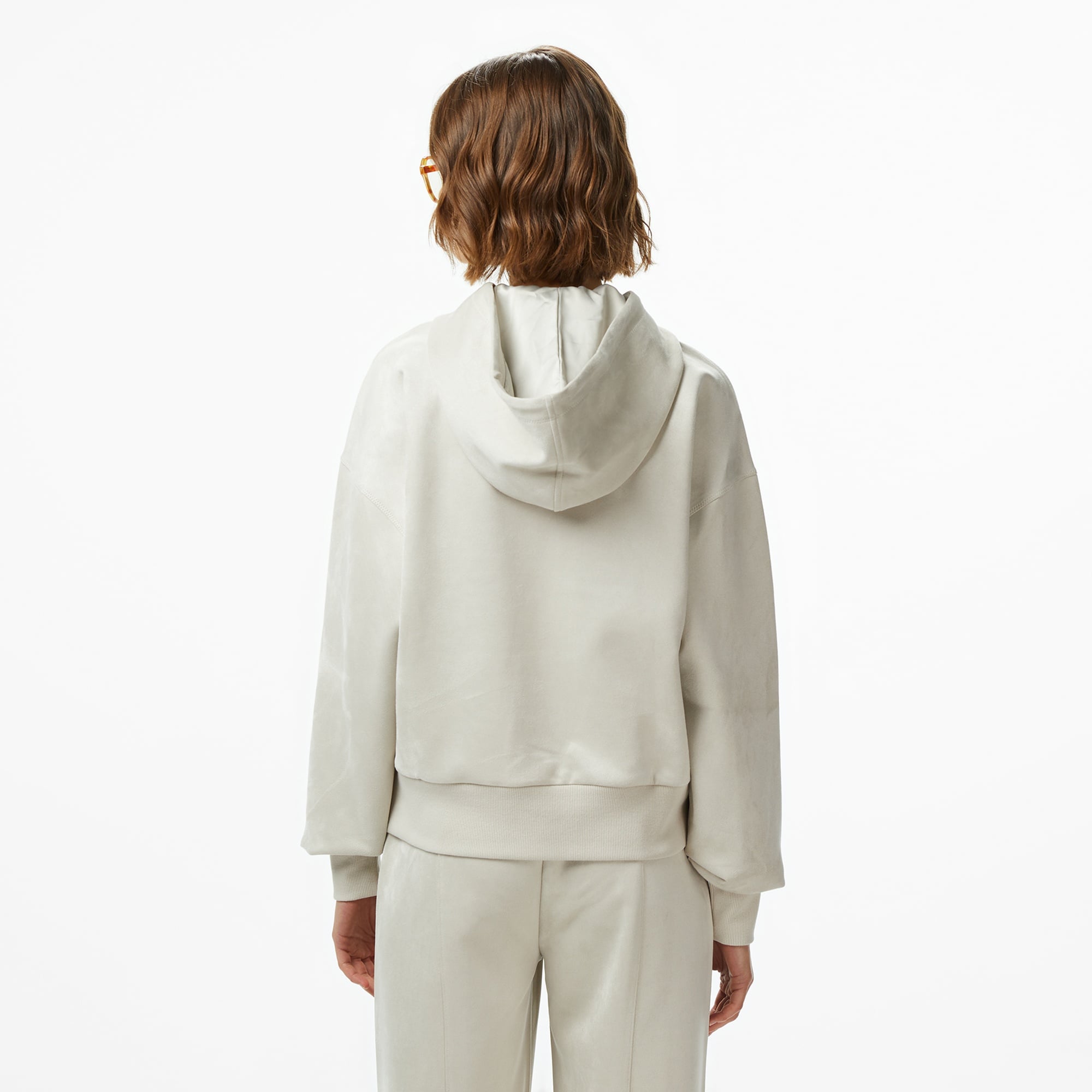 Guess Eco Scuba Kadın Krem Hoodie