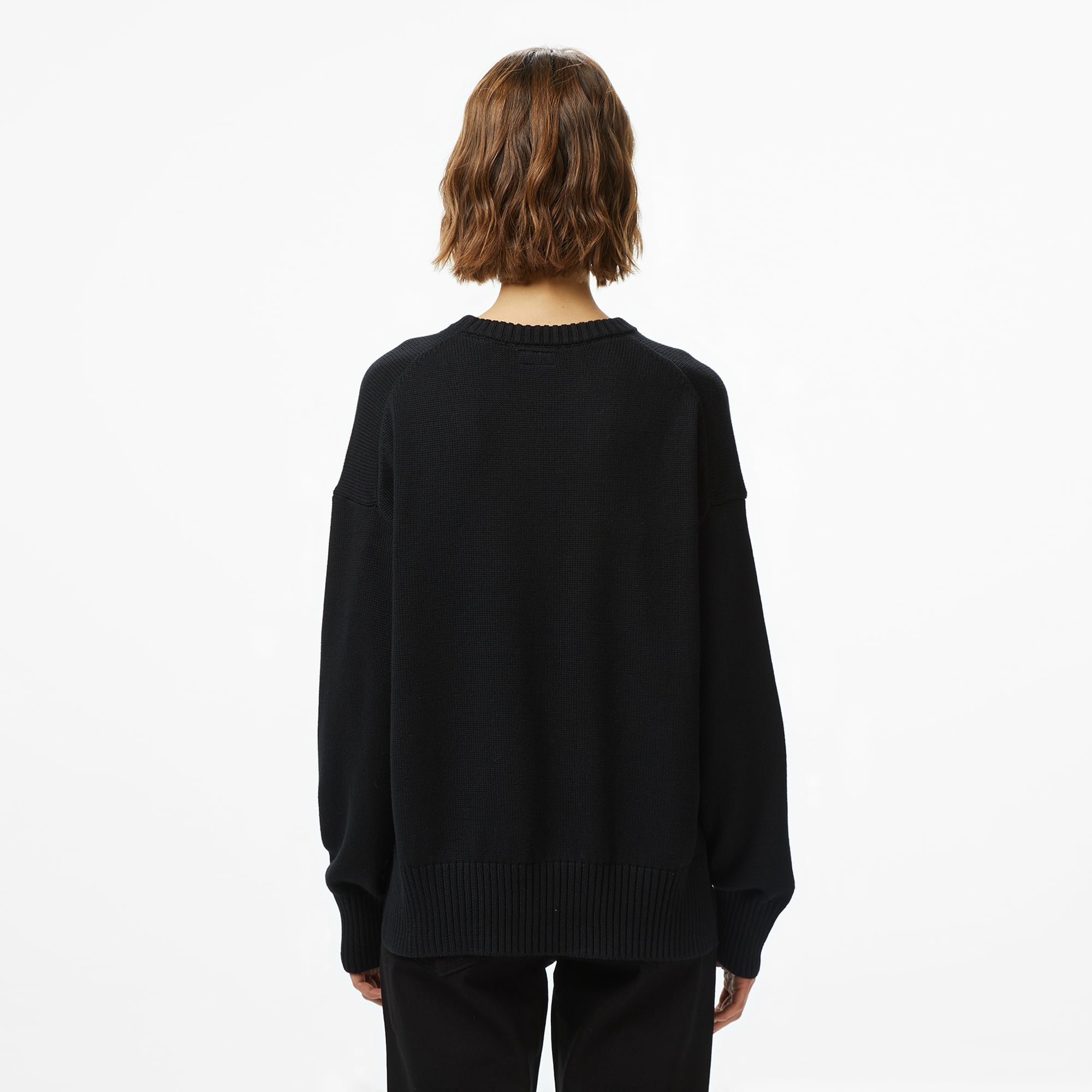 Guess Triangle Kadın Siyah Kazak