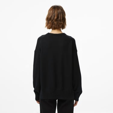  Guess Triangle Kadın Siyah Triko