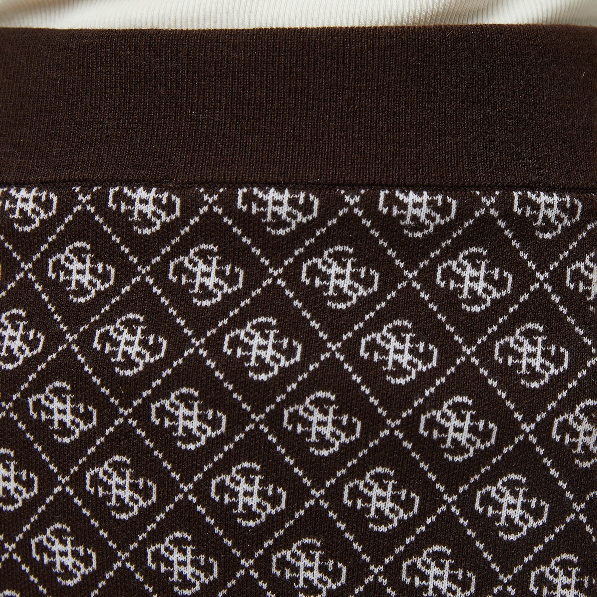 Guess Aubrey A Kesim Yün Karışımlı Kadın Kahverengi Etek