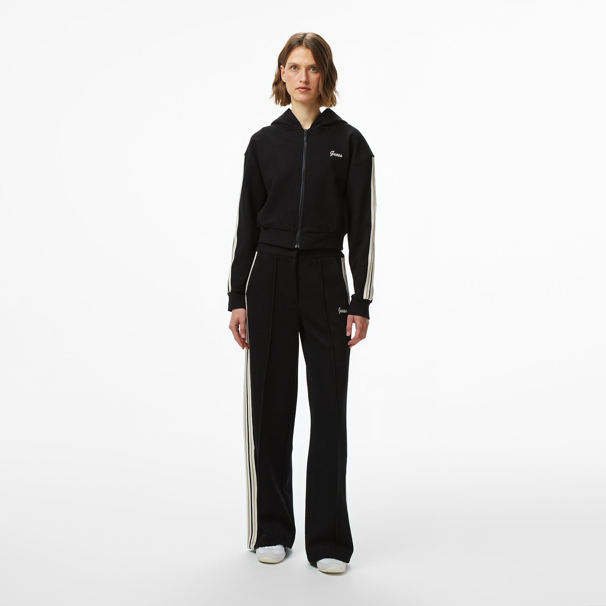 Guess Muriel Yün Karışımlı Kadın Siyah Sweatshirt